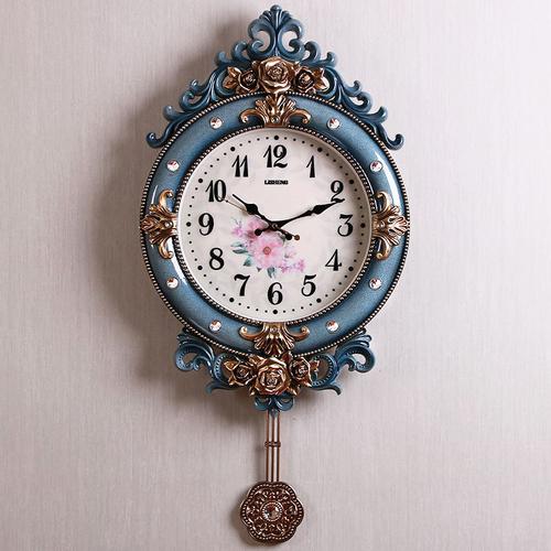 钟表挂钟客厅家用时尚个性创意欧式轻奢装饰挂表大号时钟挂墙壁钟